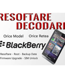 Decodare Reparatii Software Smartphone Blackberry