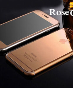 Folie Sticla iPhone 6 iPhone 6s Tuning ROSE GOLD Oglinda Fata+Spate Tempered Glass Ecran Display LCD
