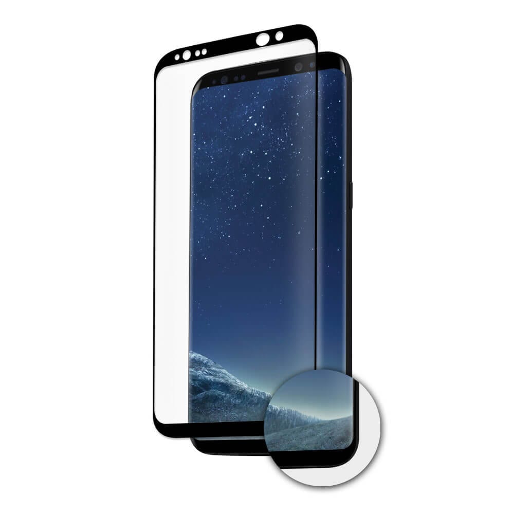 Folie Sticla Samsung S8 g950 Black Fullcover Tempered Glass Ecran Display LCD - Image 3