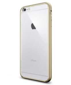 Husa Silicon  iPhone 6 iPhone 6s Clear Gold
