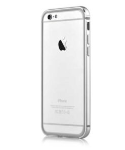Husa Bumper Silicon iPhone 6 iPhone 6s Silver
