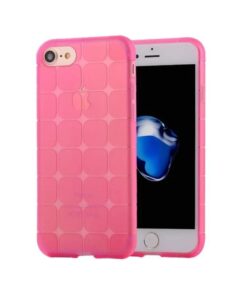 Husa Silicon iPhone 6 iPhone 6s Cube Clear Pink
