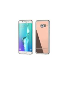 Husa Silicon + Plastic Samsung S6 Edge g925 Rose Gold Mirror