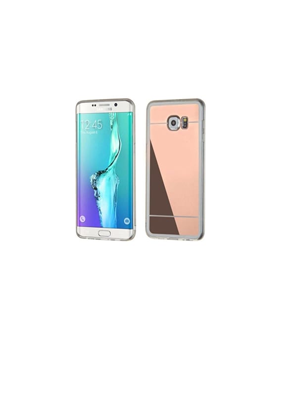 Husa Silicon Plastic Galaxy S6 Edge g925 Rose Gold Mirror - Service GSM & Shop Accesorii IT