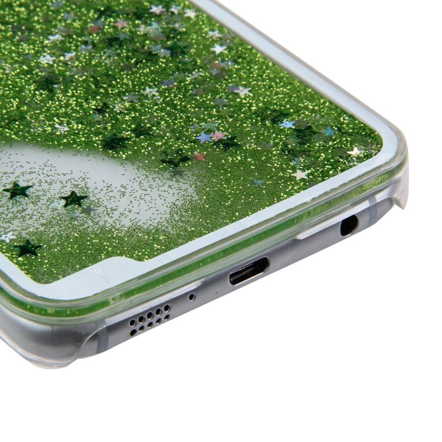 Husa Silicon+Plastic Samsung Galaxy S6 g920 Glitter Green - Image 3