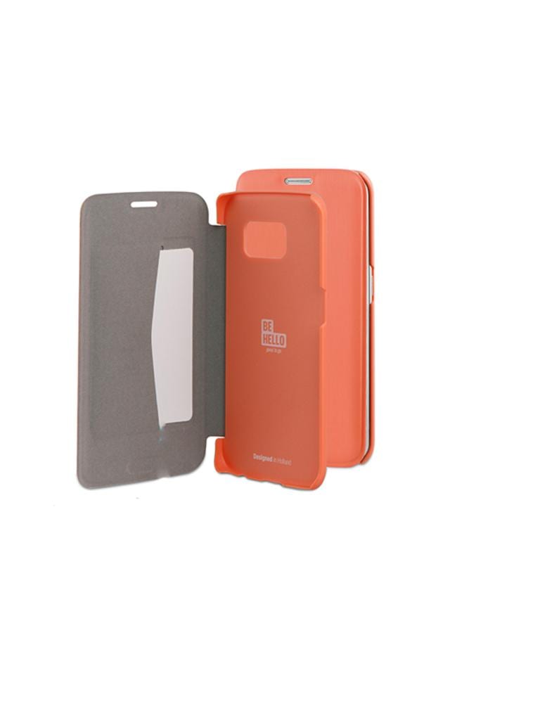 Husa Book Case Samsung Galaxy S6 g920 Orange - Image 3
