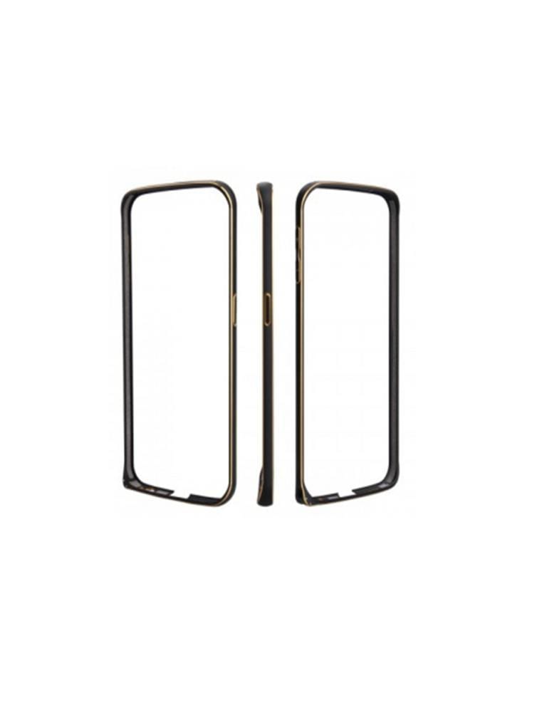 Husa Bumper Metal Samsung Galaxy A3 a300 Black & Gold