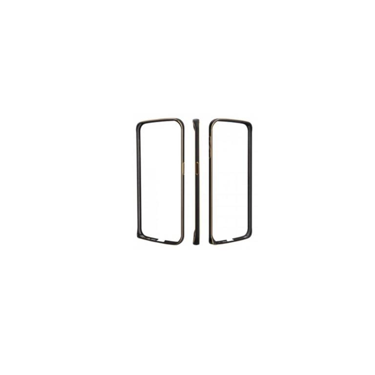 Husa Bumper Metal Samsung Galaxy A8 a800 Black & Gold
