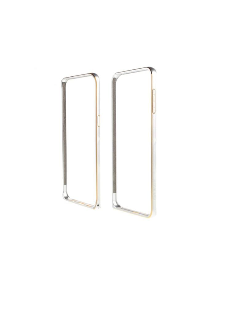 Husa Bumper Metal Samsung S6 g920 Silver & Gold
