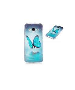 Husa Silicon Samsung A3 a300 Blue Butterfly 