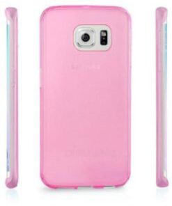 Husa Silicon Samsung A3 2016 a310 Clear Pink Ultra Thin 