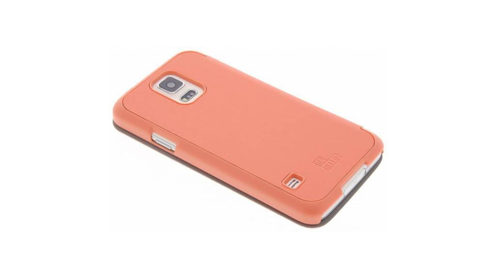 Husa Book Case Samsung S5 g900 Orange - Image 4