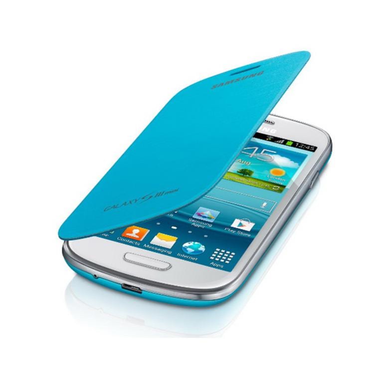 quiet fluid Miraculous Husa FlipCover Book Samsung Galaxy S3 mini Fashion Blue - tintom.ro