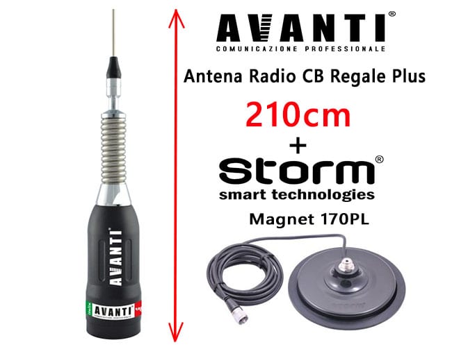 clay clean up truck Pachet Antena Statie CB AVANTI Regale Plus 210cm + Magnet Storm 170PL -  TinTom.ro - Service GSM & Shop Accesorii IT