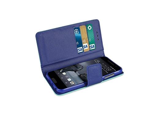 Husa Book Case HTC One M9 Black & Mint - Image 5