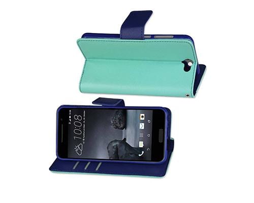 Husa Book Case HTC One M9 Black & Mint - Image 6