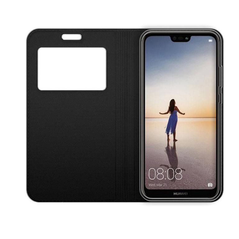Husa Flip Book S-view Huawei P20 Black - imagine 3