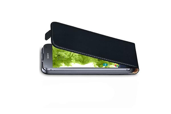 Husa Flip Vertical Sony Xperia Z1 Black Oxo - Image 3