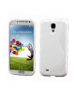 Husa Silicon Samsung S4 i9500 White S-Line