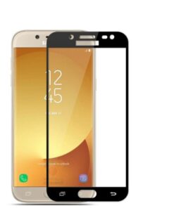 Folie Sticla Samsung J3 2017 j330 Black Fullcover 2D Full Glue Tempered Glass Ecran Display LCD