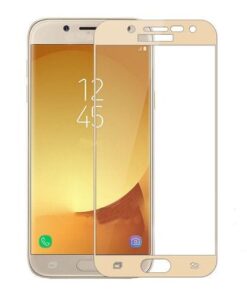 Folie Sticla Samsung J3 2017 j330 Gold Fullcover 2D Full Glue Tempered Glass Ecran Display LCD