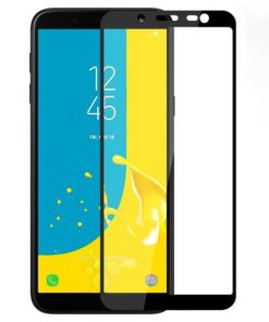 Folie Sticla Tempered Glass Samsung J6 2018 j600 Full Glue 2D Black Fullcover