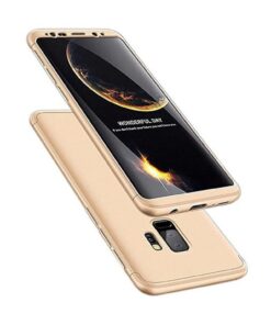 Husa Plastic Samsung S9 g960 360 Full Cover Gold
