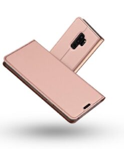 Husa Telefon Flip Book Samsung Galaxy S9+ g965 Rose