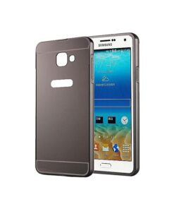 Husa Telefon Bumper Metalic+Spate Samsung Galaxy A5 2016 A510 Black Fullcover