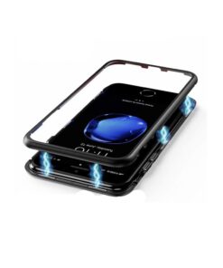 Husa Telefon Magnetica iPhone XR 6.1 Clear&Black 