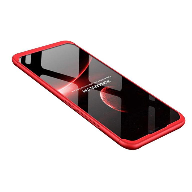 Husa Telefon Plastic iPhone X iPhone XS 360 Full Cover Red - Image 3