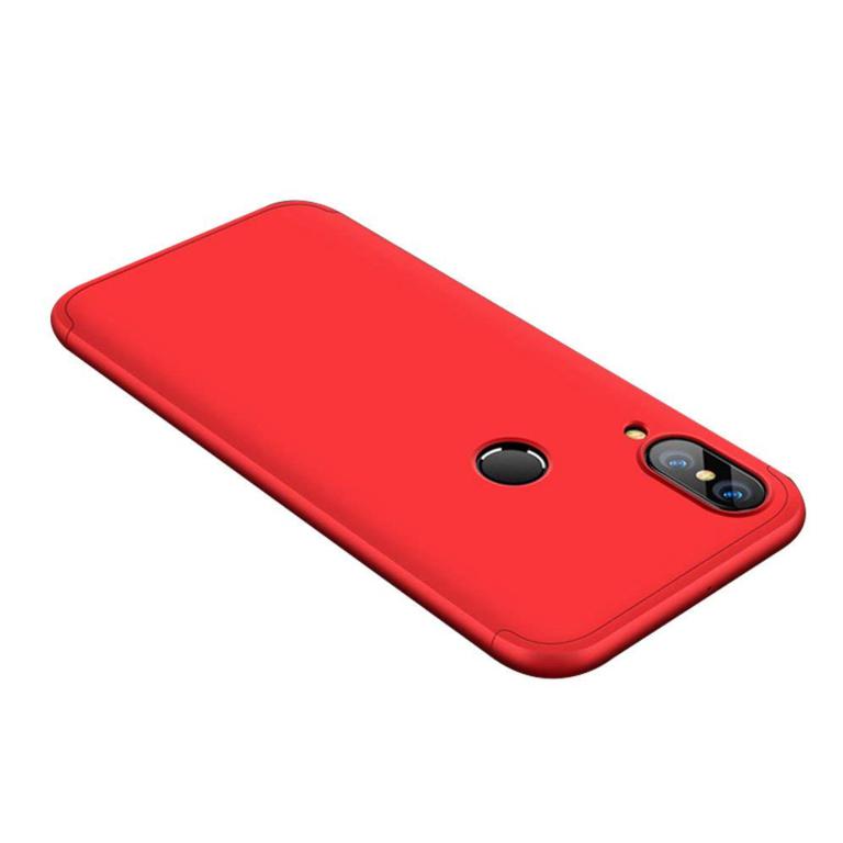 Husa Telefon Plastic iPhone X iPhone XS 360 Full Cover Red - Image 4