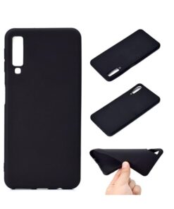 Husa Telefon Silicon Samsung Galaxy A7 2018 a750 Matte Black