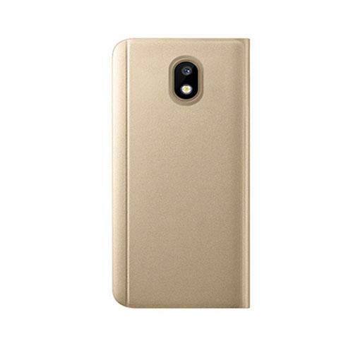 Husa Telefon Flip Book Clear View Samsung J7 2017 j730 Gold - Image 3