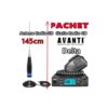 Statie Radio CB AVANTI Delta 15 Autosquelch 12V – 24V Roger Beep + Antena Radio CB Megawat ML145 cu Magnet Megawat 145PL