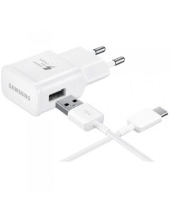 Set Incarcator Fast Charging USB + Cablu Date USB Type C Transfer Date si Incarcare Samsung Original