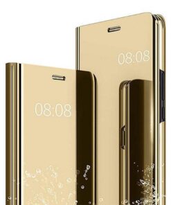Husa Telefon Flip Book Clear View Huawei P30 Gold