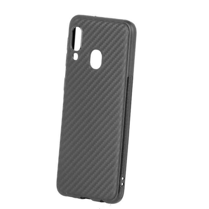 Husa Telefon Silicon Samsung Galaxy A20e a202 Black Carbon - Image 3