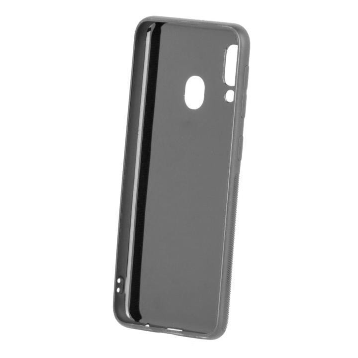 Husa Telefon Silicon Samsung Galaxy A20e a202 Black Carbon - Image 4