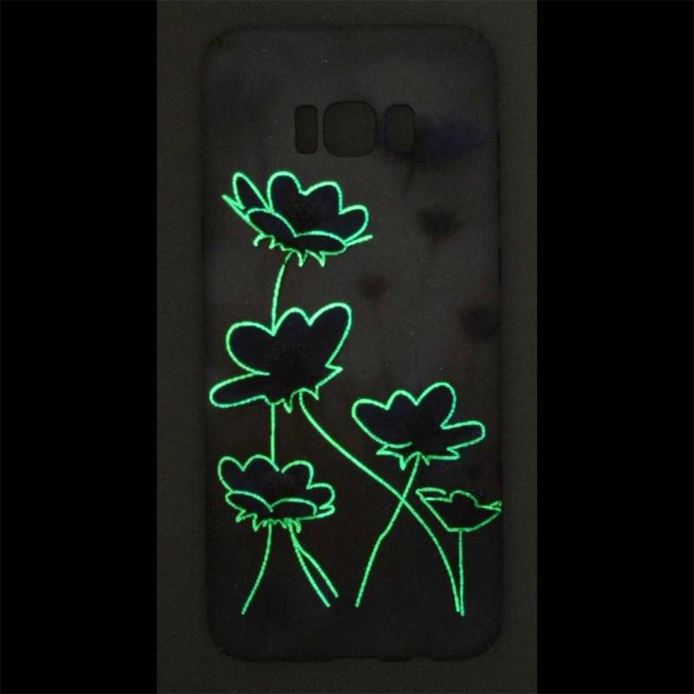 Husa Plastic iPhone 11 Pro 5.8 Flori Fosforescenta - Image 3