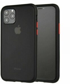 Husa Telefon Silicon+Plastic iPhone 11 Pro 5.8 Colored Buttons Black
