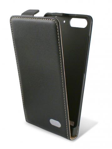 Husa Telefon Vertical Book Huawei Ascend G6 Black Muvit - Image 2