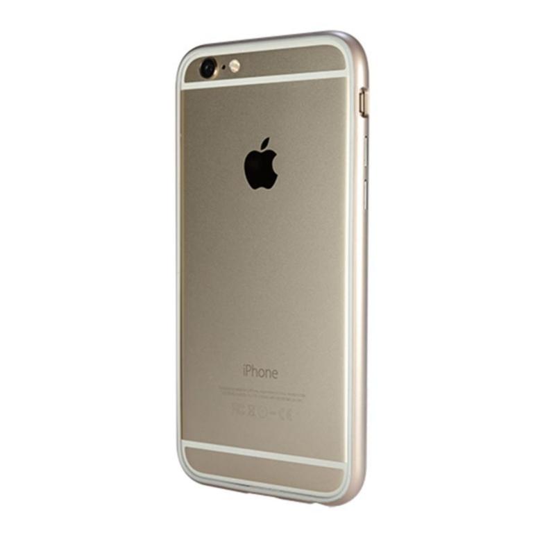 Husa Telefon Silicon Bumper iPhone 6 Plus iPhone 6S Plus Gold - Image 6