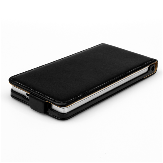 Husa Telefon Vertical Book Huawei Ascend G6 Black Muvit - Image 4