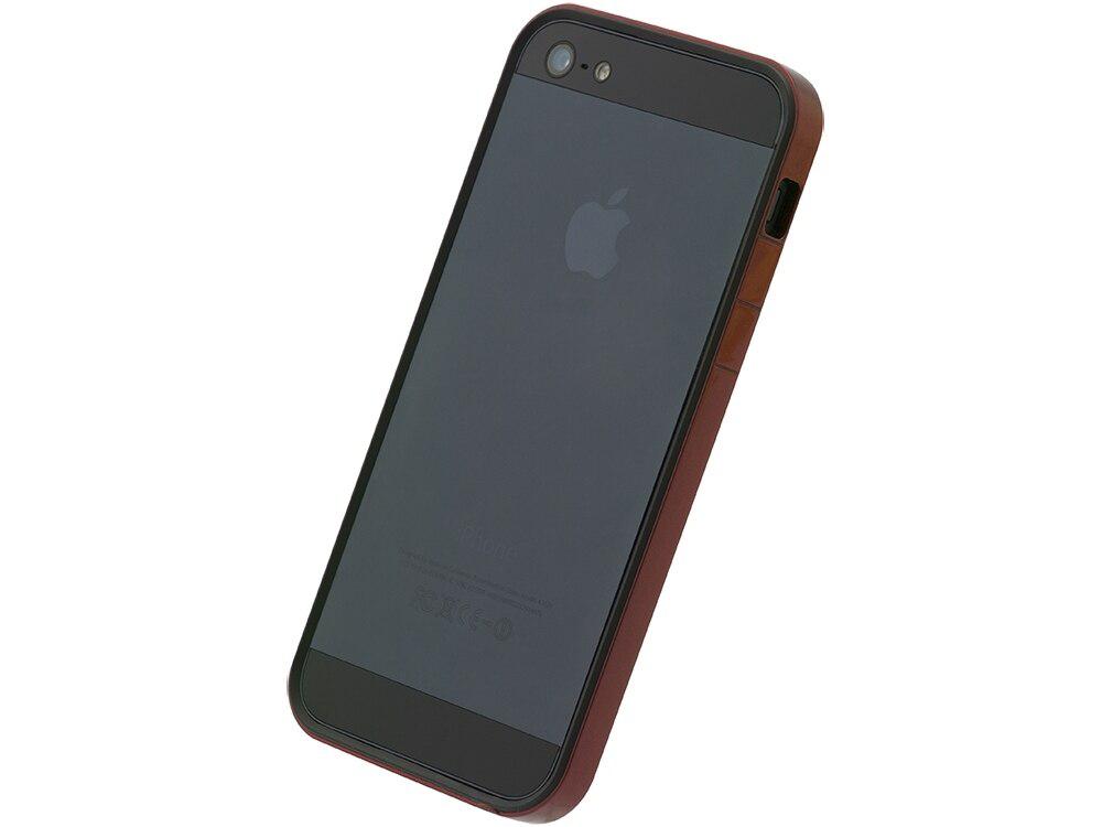 Husa Telefon Silicon Bumper iPhone 5 iPhone 5s iPhone SE Metallic Red - Image 4
