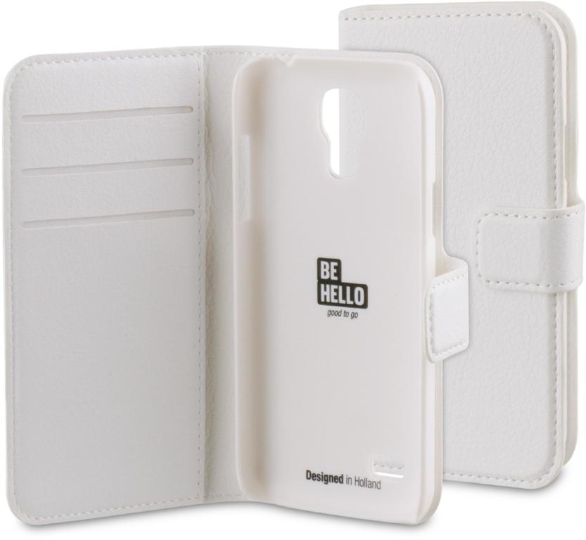 Husa Wallet Book Samsung S4 Mini i9190 White BeHello - imagine 4