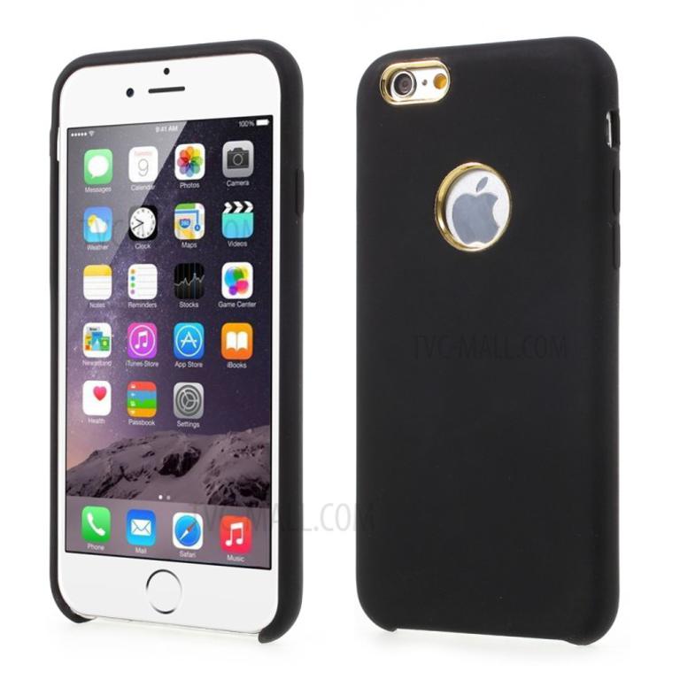 Husa Telefon Silicon iPhone 6+ 6s+ Black Ultra Thin - Image 2