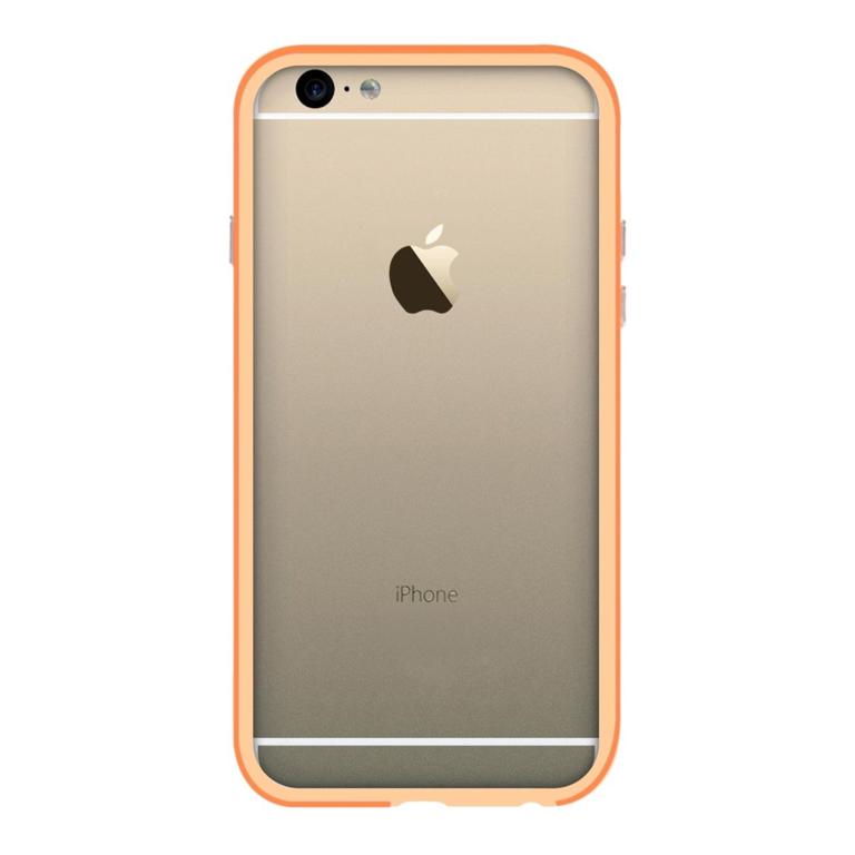 Husa Telefon Bumper Silicon iPhone 6 6s Orange BeHello - Image 2
