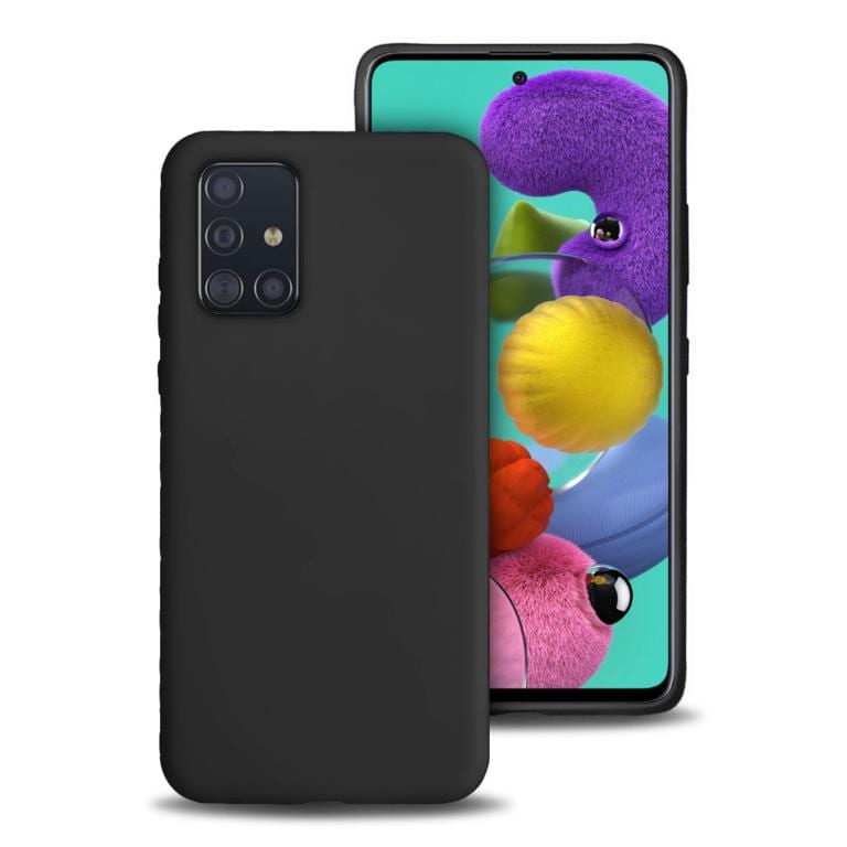 Husa Telefon Silicon Samsung Galaxy A51 a515 Matte Black