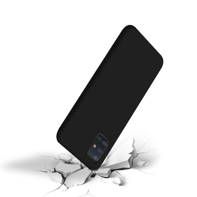 Husa Telefon Silicon Samsung Galaxy A51 a515 Matte Black - Image 3